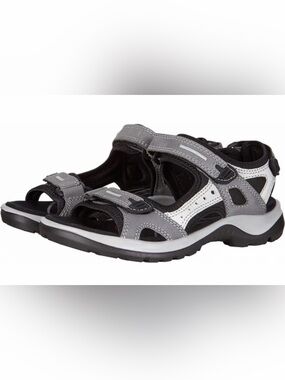 Ecco Women’s Yucatan Sandals - Titanium - Perfect for Golf or Hiking